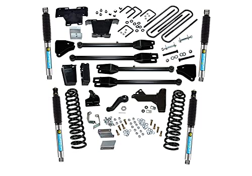 SUPERLIFT REALTRUCK SUSPENSION 6" Lift Kit for Superduty | Complete Lift Kit with Front & Rear Bilstein 5100 Series Shocks & 4-Link Arms | K237B | Fits 2011-2016 Ford F-250 / F-350 Powerstroke Diesel