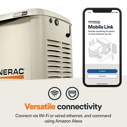 Generac Mobile Link 7170 Wi-Fi & Ethernet Device - Remote Monitoring and Control for Enhanced Generator Management,orange/black
