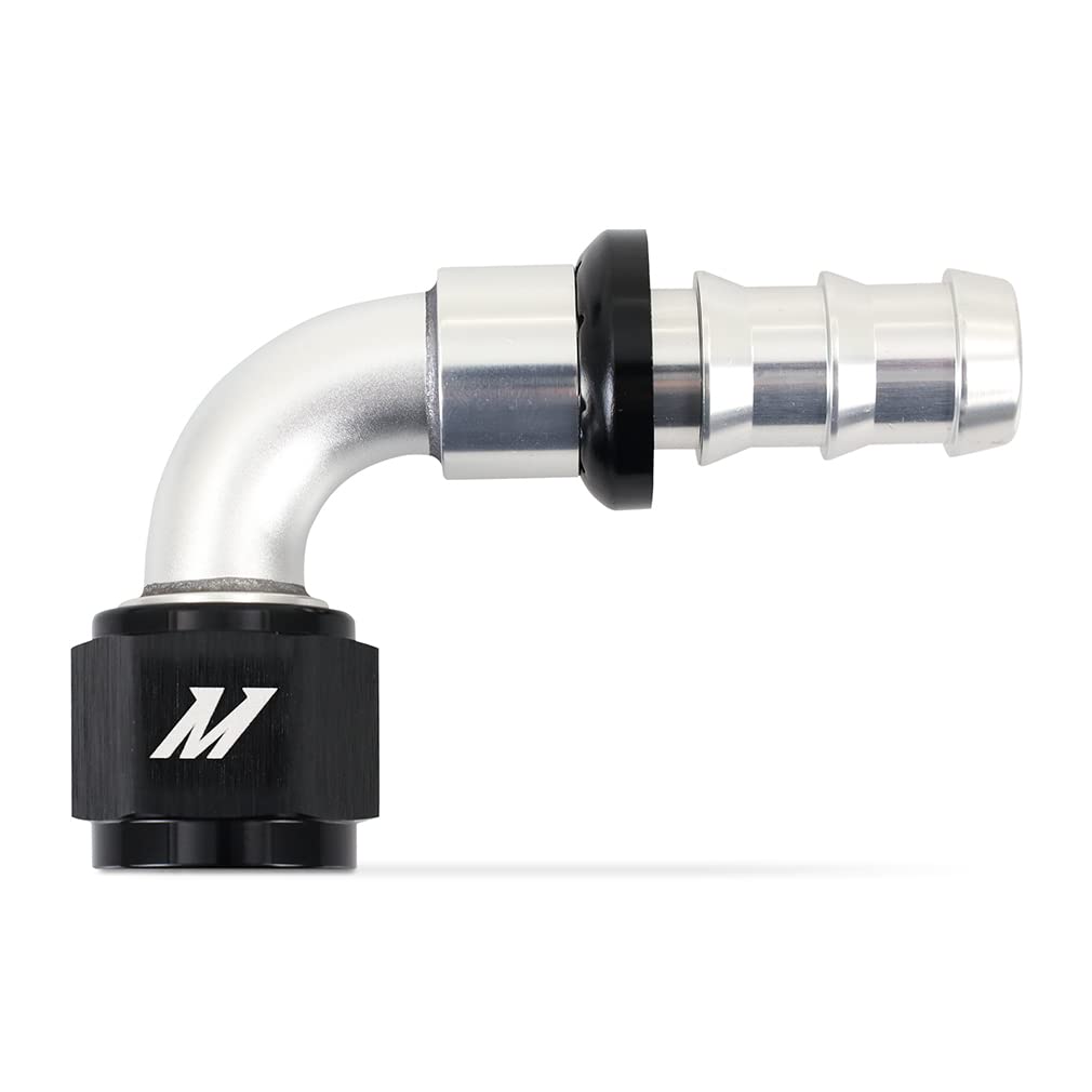 90-Degree Mishimoto Push-Lock Fitting, 10AN