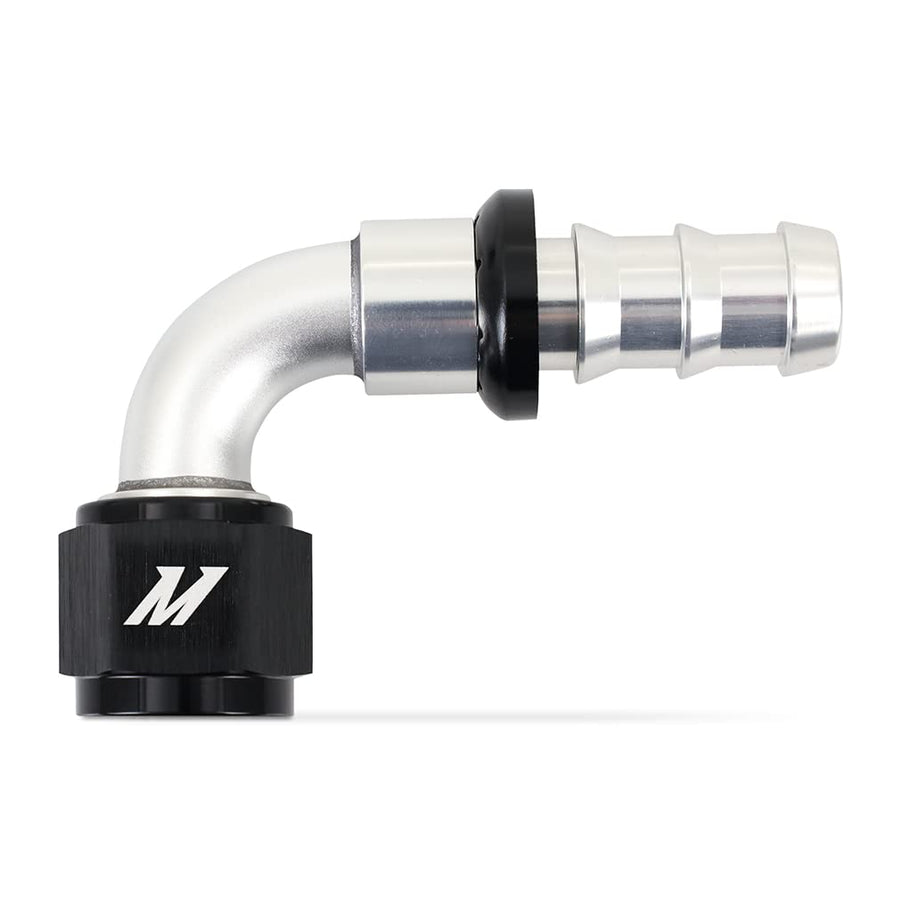 90-Degree Mishimoto Push-Lock Fitting, 10AN