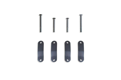 Part# 716710 MaxTrac SUSPENSION'S is A Pair of 1" Rear Lift Shackles Made UP of 4 Steel Plates & Powder Coated Grey