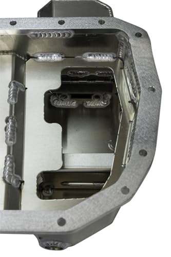 Moroso Aluminum Wet Sump Oil Pan 20967, Mitsubishi EVO 7, 8, 9, Road Race Baffled