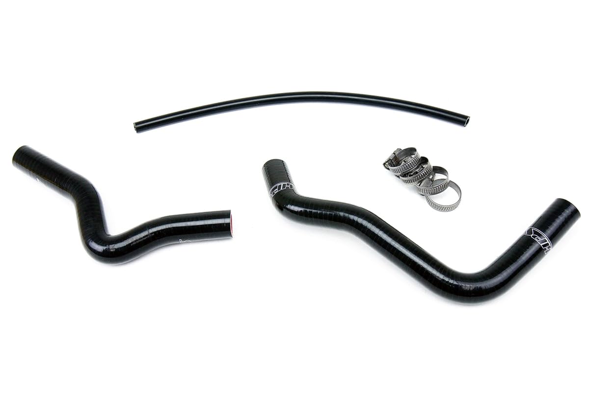 Black HPS 57-1362-BLK Silicone Radiator Coolant Hose Kit