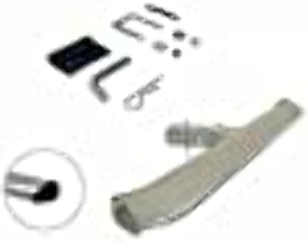BH-ABS6497BLK Black Horse Off Road Grille Overlay ABS Tape-On Grille