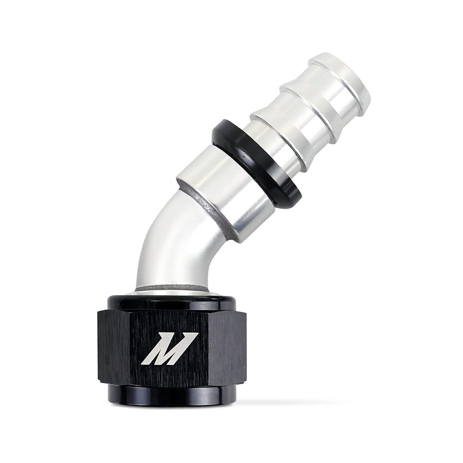 Mishimoto 45-Degree Push-Lock Fitting, 12AN