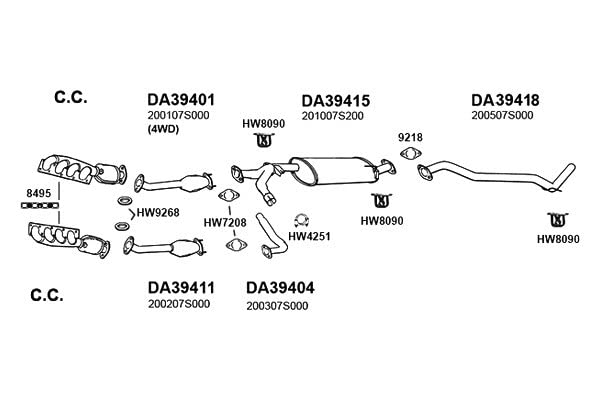 HW8090 Ansa - Exhaust Hanger
