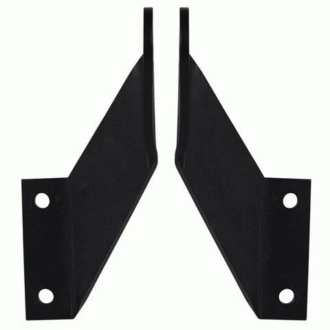 Jeep Metra - Hood Mount Bracket Designed for 22” Straight Lightbar - Pair, JK 2007-2018 (JP-JKHMB)