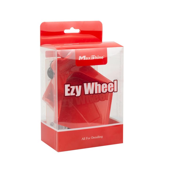 Maxshine Ezy Wheel Hose Roller Universal, 2-Pack (Red) | Car Wash Hose Guide Inserts Prevent Unnecessary Friction & Snags | Auto Detailing Tool for Smooth, Tangle-Free Car Washing & Garage Use