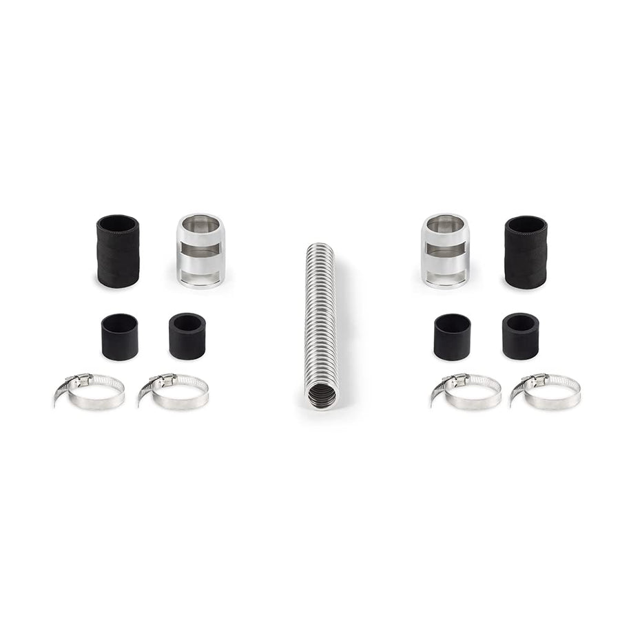 Mishimoto Universal Flexible Stainless Steel Radiator Hose Kit, 12”, Chrome MMAH-U12C