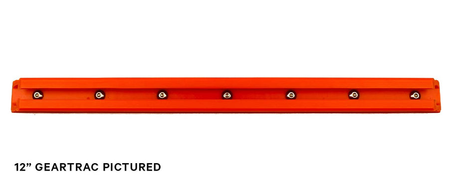 YakAttack 12" GTSL90 GearTrac – Orange | Polymer Kayak Gear Track Rail | Compatible with 1/2" Wide Track Hardware | Includes Stainless Hardware | Yak Attack USA-Made Mounting Solution