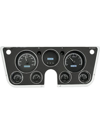 Dakota Digital 67 68 69 70 71 72 Chevy Pickup Truck VHX-67C-PU-K-W Black Alloy White Analog Dash Gauge