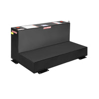 90GAL BLACK TRANSFER TANK L-SHAPE