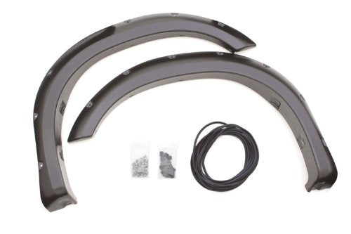 Lund Elite Series RX602SA Black Rivet Style Standard Front Fender Flare - 2 Piece