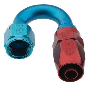 Fragola 231805 Hose End Expanding (#6 Nut X #8 180 Degree)
