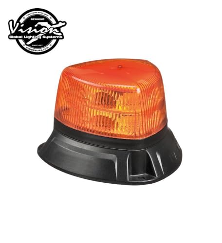 AEROTECH LED Beacon Vision X Lighting Amber MAG Base with Lead (Single Stack) 10-33V