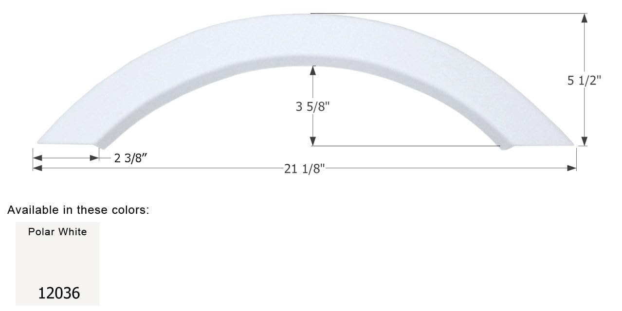Fender Skirt ICON, Single, Dutchmen, FS2036, Polar White