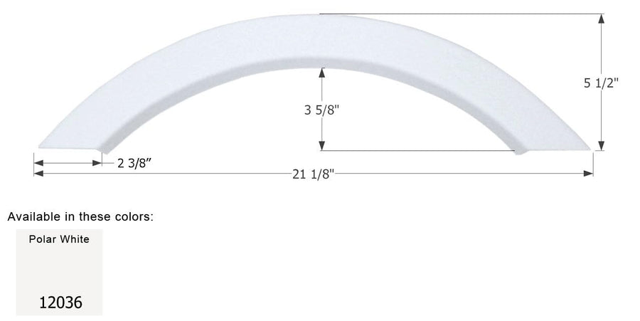 Fender Skirt ICON, Single, Dutchmen, FS2036, Polar White
