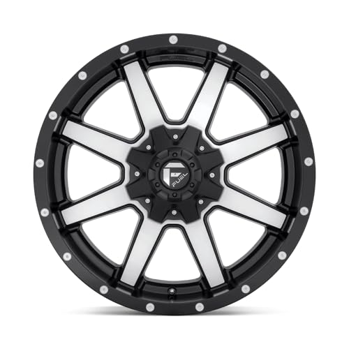 1PC Fuel D537 20X10 8X170 MT-BLK-MACH -18MM - D53720001747