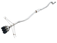 AWE Tuning Track Edition Exhaust w/Front Pipe & Triple Diamond Black Tips Honda Civic X Si