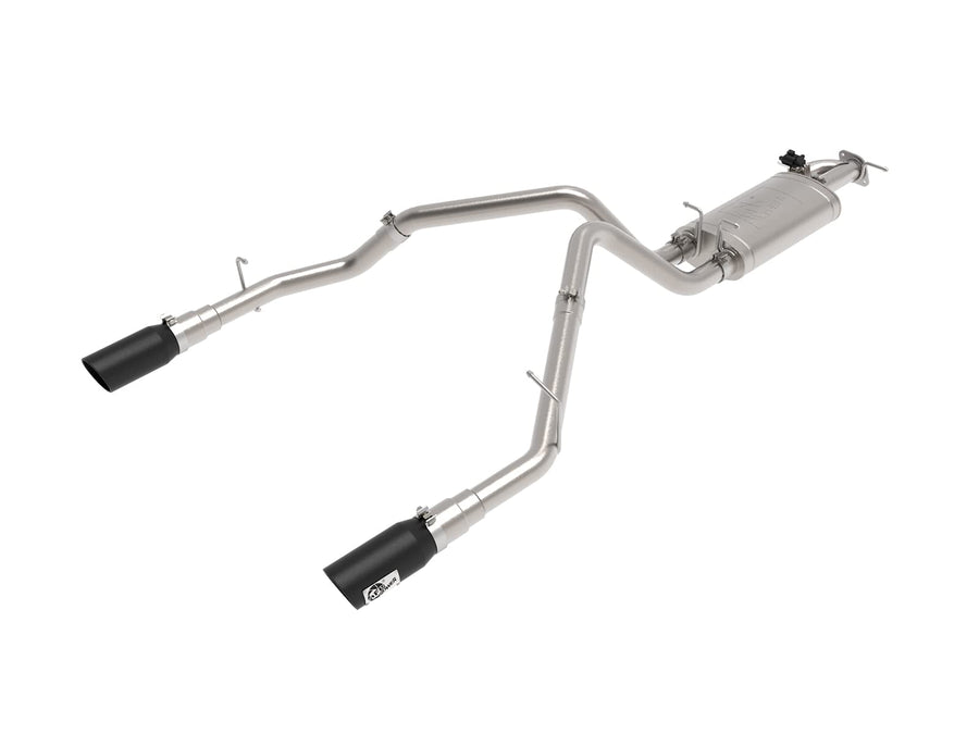 Gemini XV aFe POWER 49-32081-B 3" Cat-Back Exhaust System, Black Tips, 304 Stainless Steel, fits RAM 1500