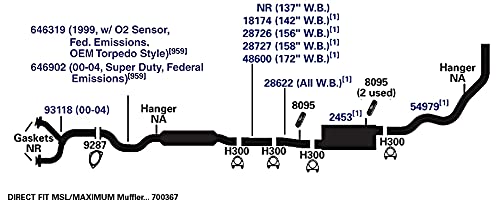 Exhaust Pipe AP Exhaust Products 28622