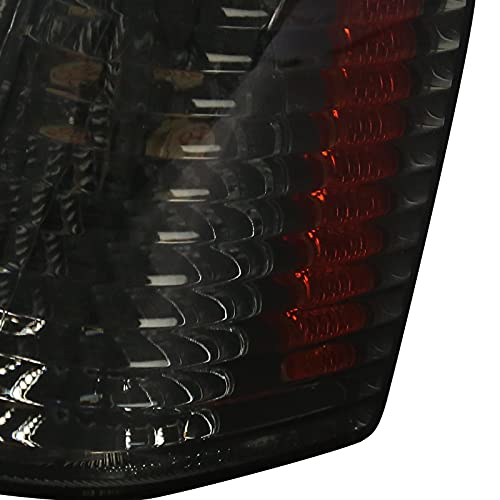 Spec-D Tuning Bumper Park & Signal Smoke Corner Lights Amber Reflector for 1993-1996 Jeep Grand Cherokee Left + Right Pair