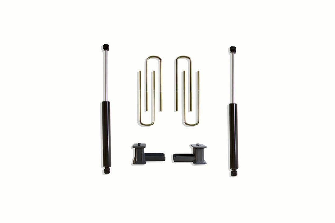 Part# 904140 MaxTrac SUSPENSION'S is A 5" Rear Box KIT Including 2.5" Lift STRUT SPACERS, 4" Lift Blocks, U-Bolts & A Pair of MAX TRAC Rear Shocks