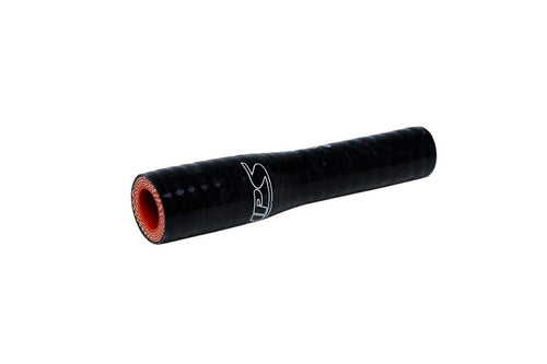 HPS Silicone High Temperature HTSR-075-100-L4-BLK 4-ply Reinforced Reducer Coupler Hose, 100 PSI Maximum Pressure, 4" Length, 3/4" > 1" ID, Black