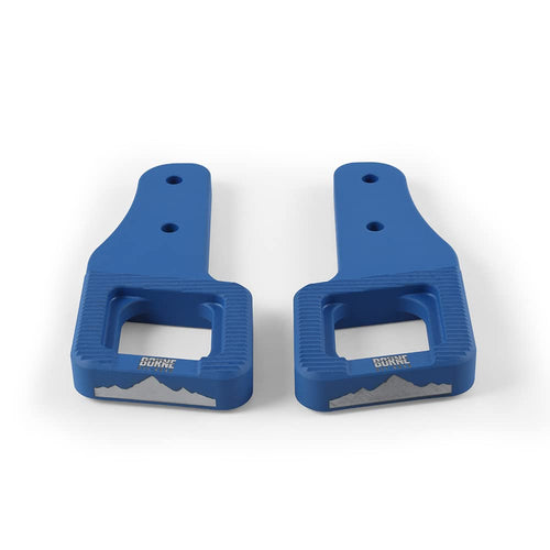 Borne Off-Road Mishimoto BNTH-F150-17BL Billet Tow Hooks Compatible with Ford Raptor 2017+, Micro-Wrinkle Blue