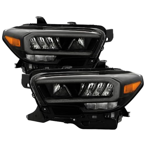 Toyota Tacoma 16-22 Spyder (xTune) Full LED w/DRL (OE Full LED fit on Halogen w/DRL Model) Headlight - Black