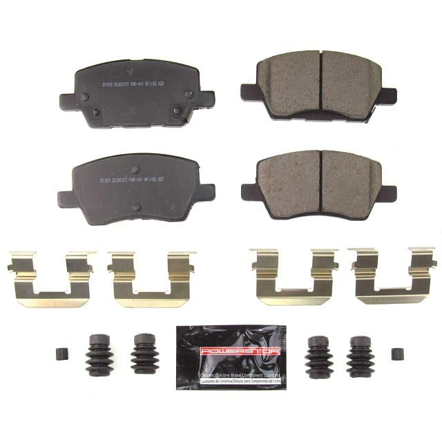 Power Stop Z23-1929 Z23 Evolution Sport Carbon Fiber Infused Ceramic Brake Pads with Hardware For Chevrolet Sonic 2018-2020 [Model Specific]