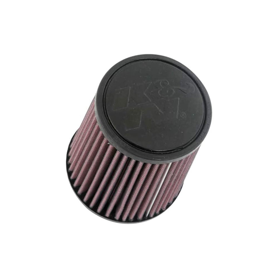 High-Flow K&N Original Lifetime Universal Clamp-On Air Filter: High Performance, Premium, Washable: Flange Diameter: 3 In, Filter Height: 6 In, Flange Length: 1.75 In, Shape: Tapered Round, RU-4650