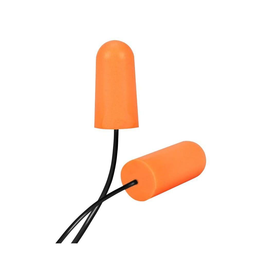 Protective Industrial Products Mega Bullet Ear Plug Orange Disposable Soft Pu Foam Corded
