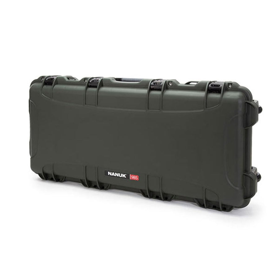 Waterproof Nanuk Hard Case 985 with Wheels - Olive