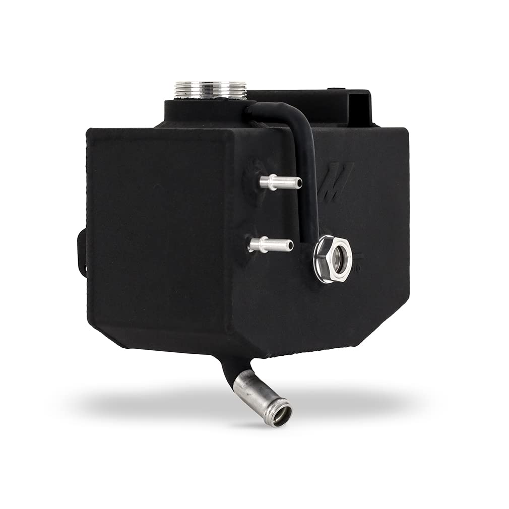 Mishimoto Coolant Expansion Tank Black Compatible with 2021+ Ford Bronco 2.3L/2.7L, Micro Wrinkle