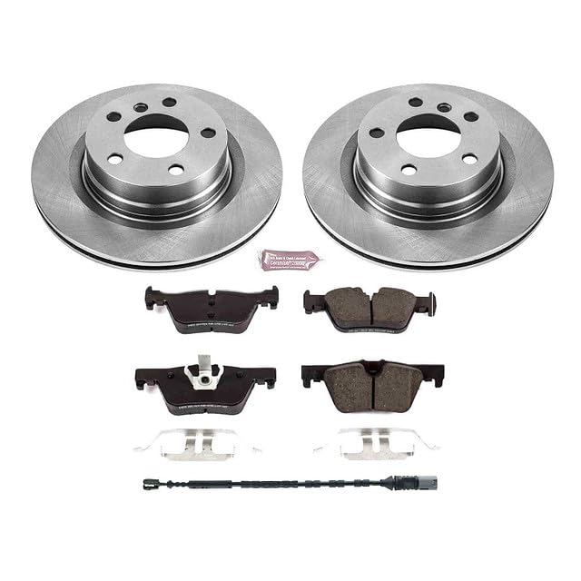Power Stop Autospecialty KOE6657 Rear Replacement Brake Kit-OE Brake Rotors & Ceramic Brake Pads