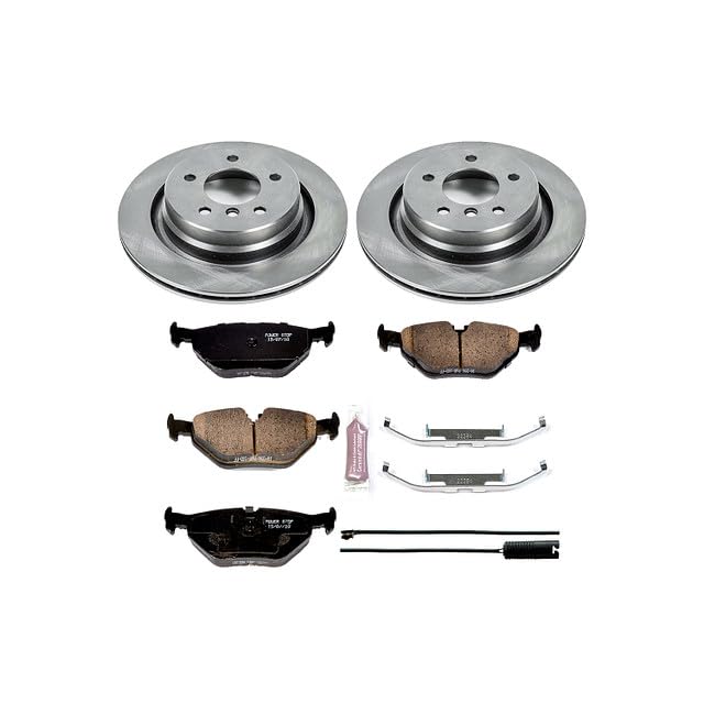 Power Stop Autospecialty KOE3030 Rear Replacement Brake Kit-OE Brake Rotors & Ceramic Brake Pads For BMW Z3 1998-2002 [Model Specific]