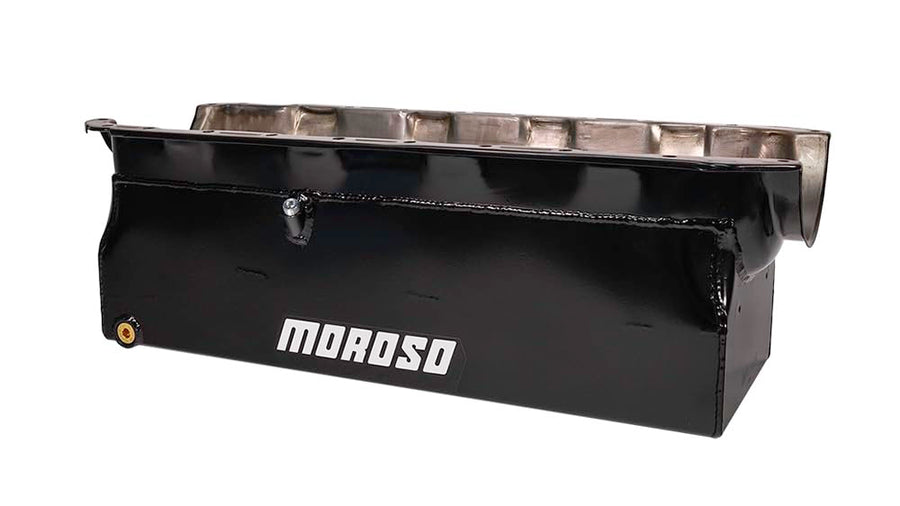 Moroso Big Block Chevy 20025 Steel Marine Oil Pan, Box Style Sump, 8" Depth, Fits Mark IV Block