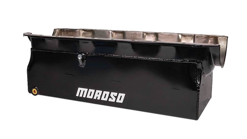 Moroso Big Block Chevy 20025 Steel Marine Oil Pan, Box Style Sump, 8" Depth, Fits Mark IV Block