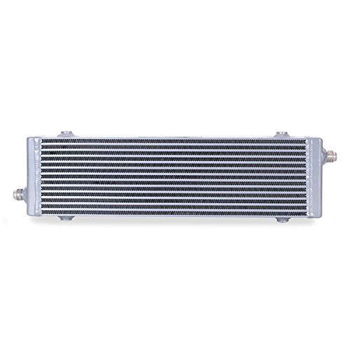 Mishimoto Large Cross Flow Bar & Plate Oil Cooler, Silver, Universal