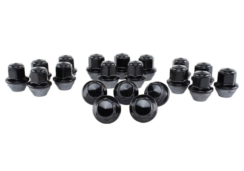 BLACK LUG NUT VEHICLE KIT 2015-2018 MUSTANG/FORD GT (20 PCS)