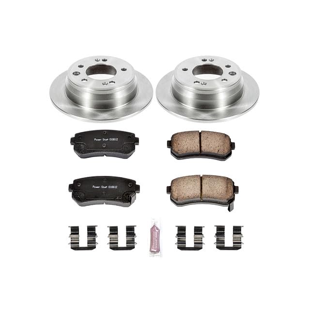 Power Stop KOE6093 Rear Replacement Brake Kit-OE Brake Rotors & Ceramic Brake Pads Autospecialty
