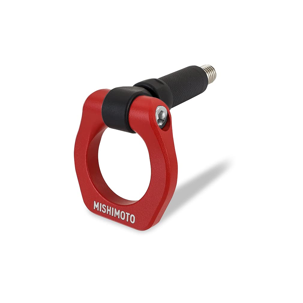 Mishimoto Tow Hook Racing, Front Compatible with BMW E36 1992-2003, Red