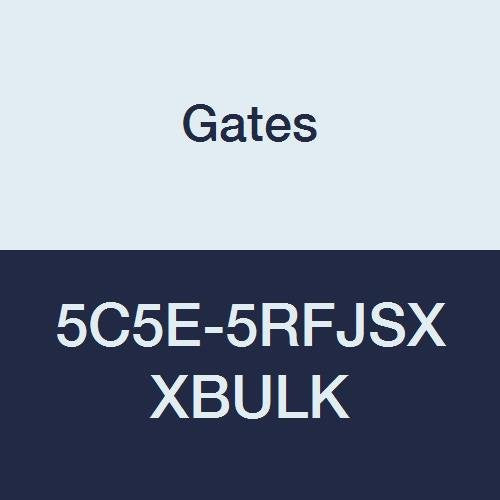5C5E-5RFJSX Gates XBULK Field Attachable for C5E Hose, Dual Seat Female JIC 37/SAE 45 Flare Swivel, Steel, 1/4" ID (Pack of 300)