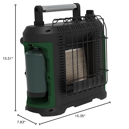 Dyna-Glo Portable Propane Heater 10K BTU Grab N Go - Green