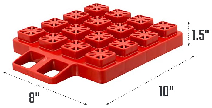A10-0916 Valterra Stacker, (Pack of 4), Red