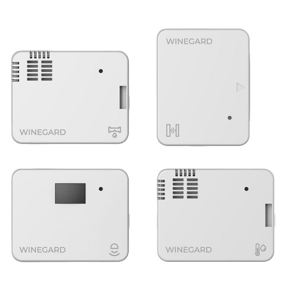 Winegard Halo RV Security Sensor Pack - Contact Closure, Water Detection, PIR/Motion Detection, and Temp/Humidity Detection
