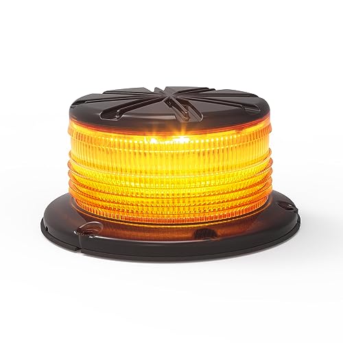 7460A Series ECCO Profile™ 3 Inch LED Beacon - Amber | 12-36VDC | Pulse8 Flash Pattern