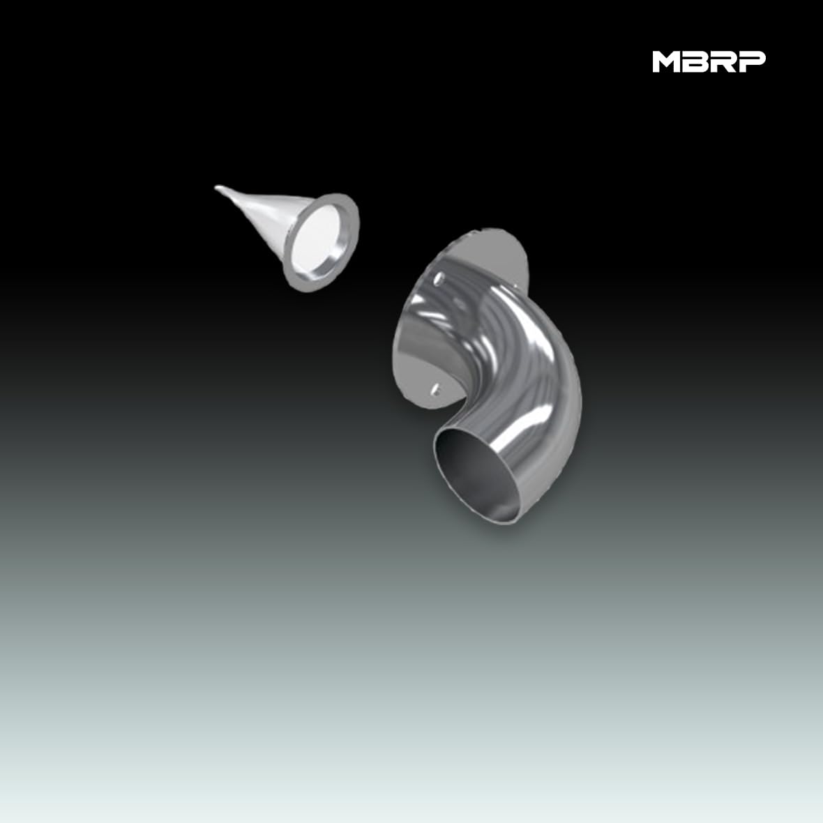2-Inch MBRP Tip Assembly Made of T304 Stainless Steel | Fits CFMOTO UFORCE 1000 2019-2021 | 1-Year Warranty | T14605