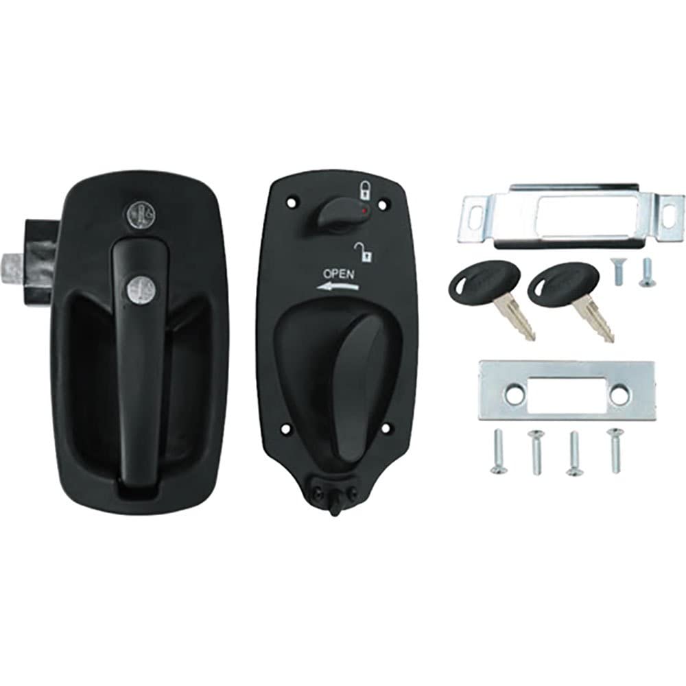 Bauer Keyed Alike Euro Lock AP Products - Black